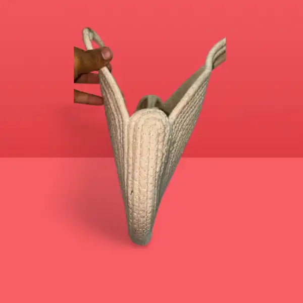 Cream & Round Sling Bag