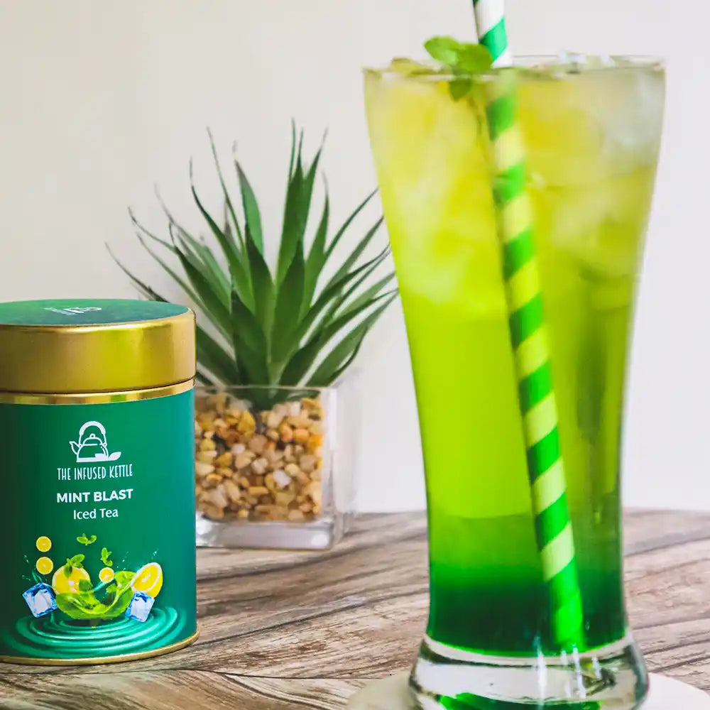 Iced Mint Blast Green Tea | The Infused Kettle