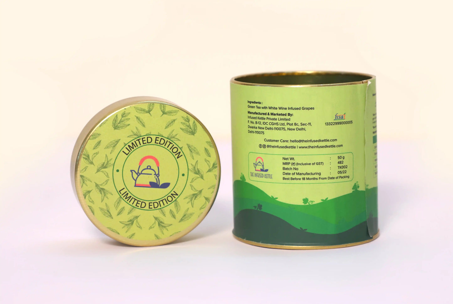 The Infused Kettle Premium Wine Flavoured Green Tea