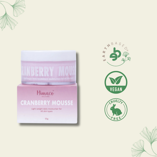 CRANBERRY MOUSSE face moisturiser for Radiance (all skin types)
