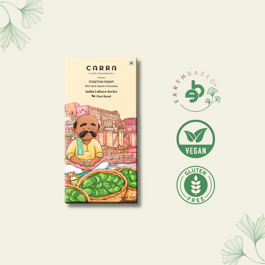 CARRA Meetha Paan in 55% Dark Chocolate 50G