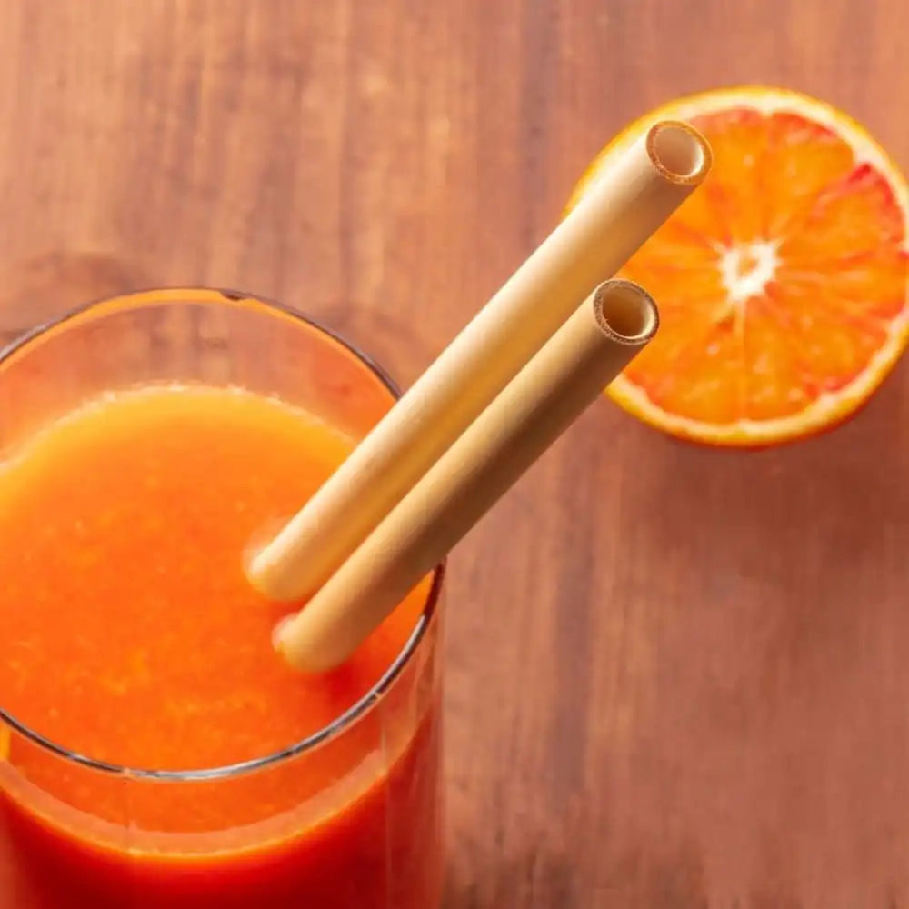 Bamboo Straws with Cleaner - Pack of 2 | Pack of 2