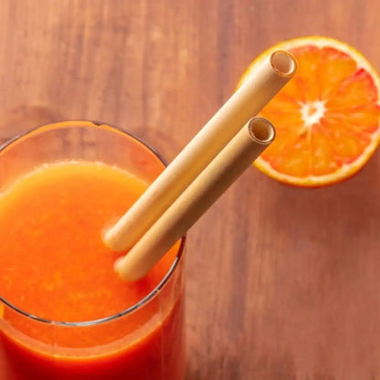 Bamboo Straws with Cleaner - Pack of 2 | Pack of 2