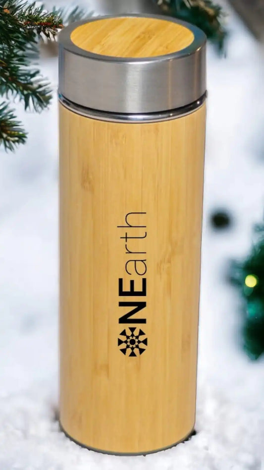Bamboo Steel Bottle (450 Ml) | ONEarth