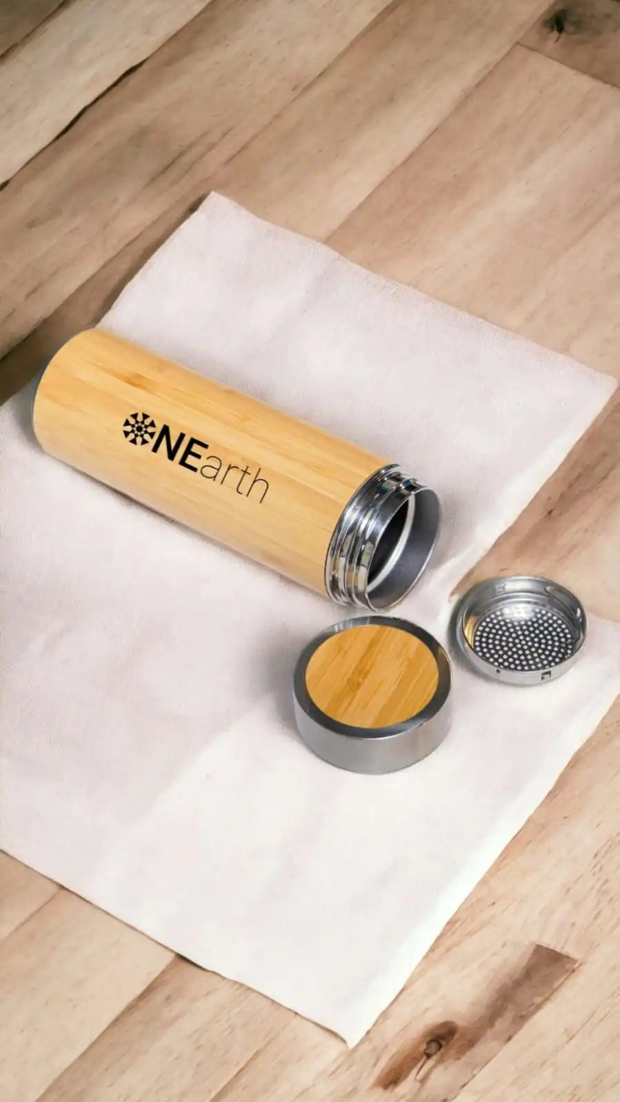 Bamboo Steel Bottle (450 Ml) | ONEarth