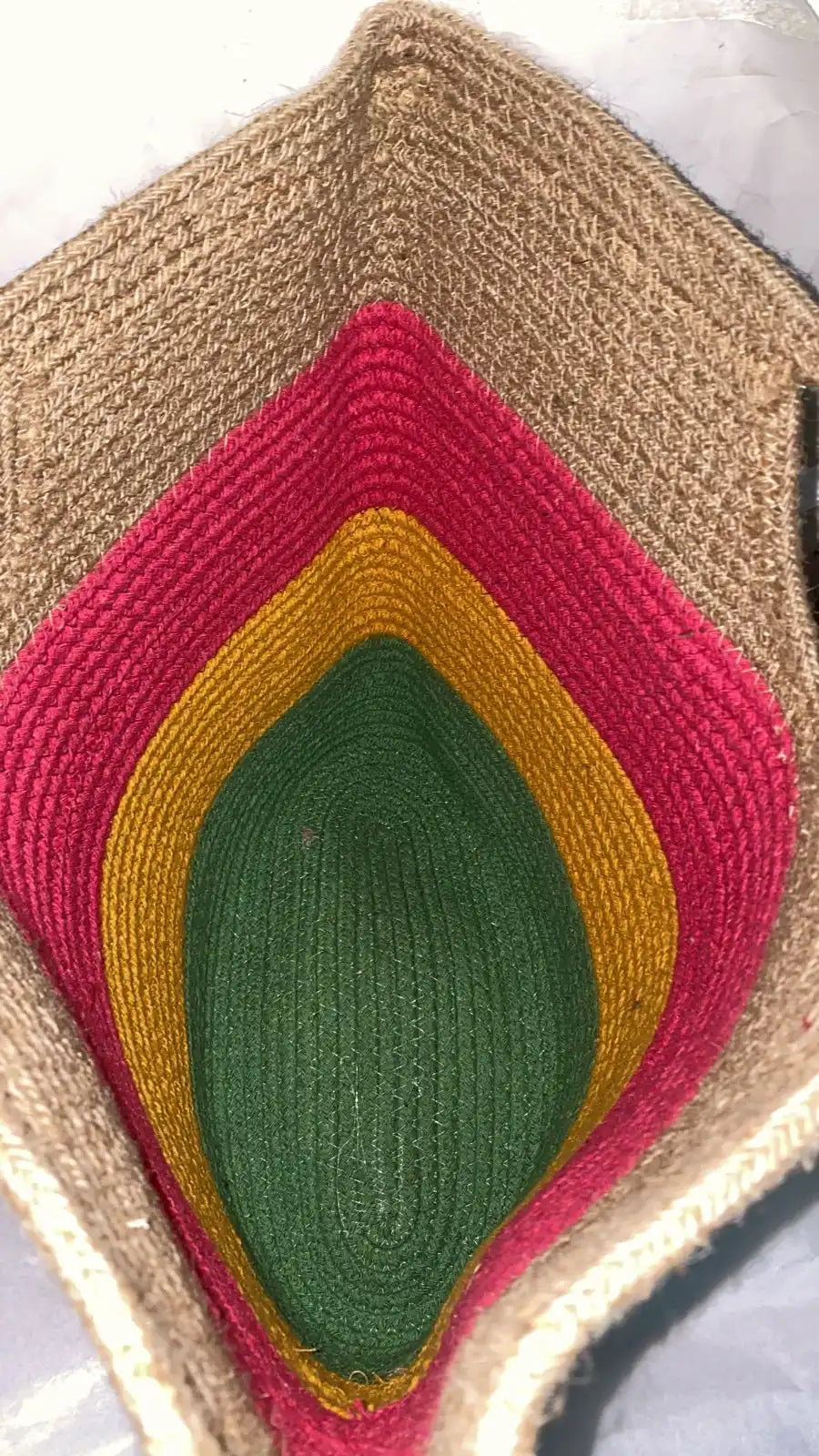 Colourfull Jute Tote Bag