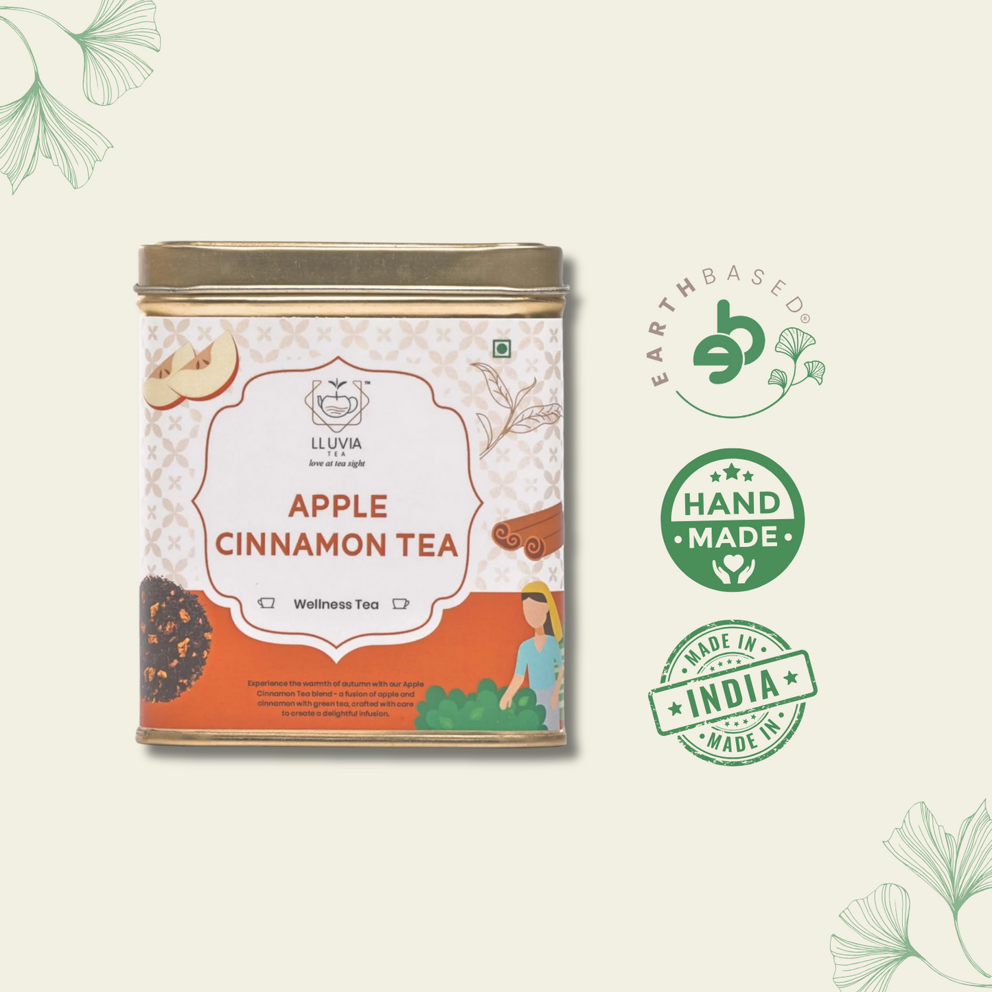 Apple Cinnamon Tea by Lluvia Tea
