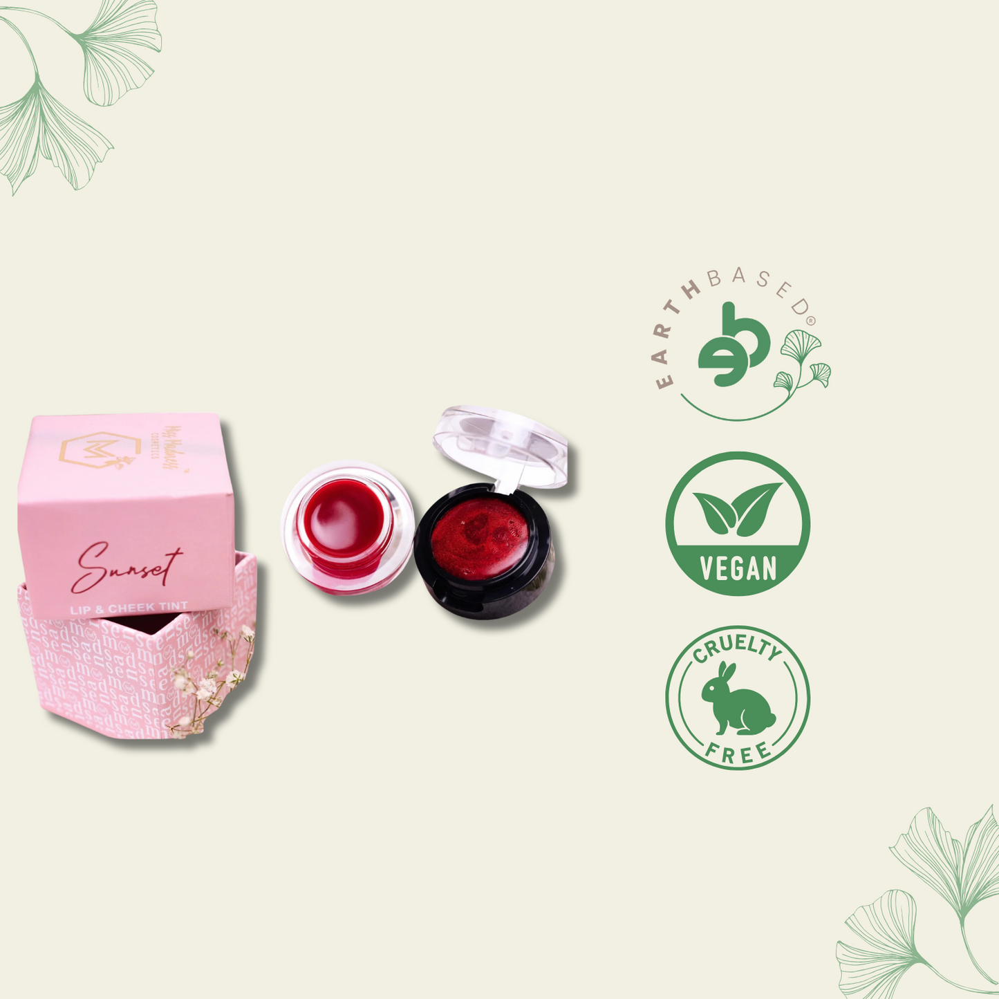 Red Sunset- LIP AND CHEEK TINT