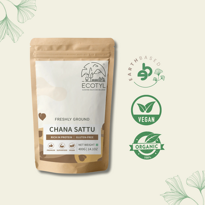 Ecotyl Sattu Powder | Roasted Gram Flour | Plant Based Protein