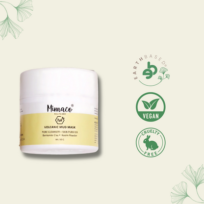 VOLCANIC MUD MASK - Skin Purifier & Pore Cleanser