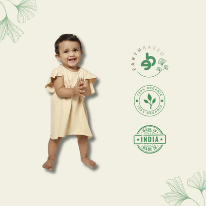 A-Line Frock with Butterfly sleeves