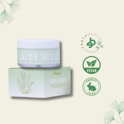 ALOE MOUSSE face moisturiser for Nourishment (normal/ oily/ combination skin)