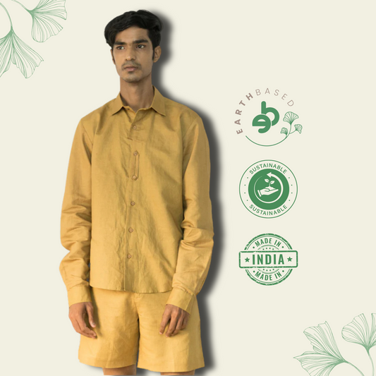 ASYMMETRIC PLACKET SHIRT