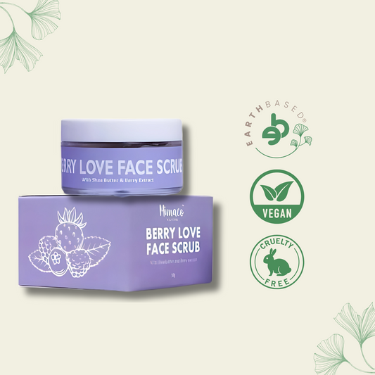BERRY LOVE- Face Scrub-Improves Skin Texture, Fades Away Marks, Smoothens The Skin