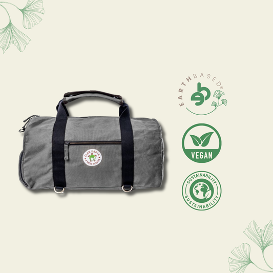 Rhino Duffel - Charcoal Black | Clan Earth