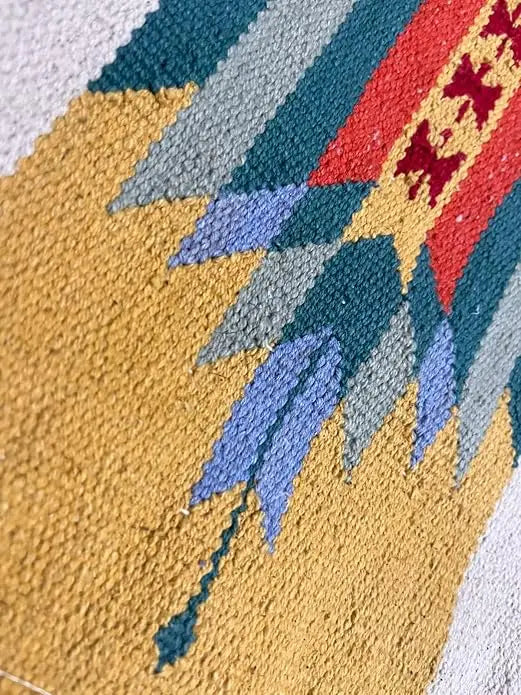 Craftinence Women Boho Sutra Marigold tote handbags for women - Handmade Artisanal Eco-Friendly Upcycled Cotton Handbag