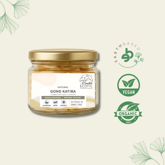 Ecotyl Gond Katira | Natural Cooling Gum | Supports Digestion | 200g