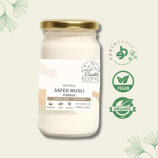 Ecotyl Safed Musli Powder | Boosts Stamina & Immunity | Ayurvedic Herb | 100g