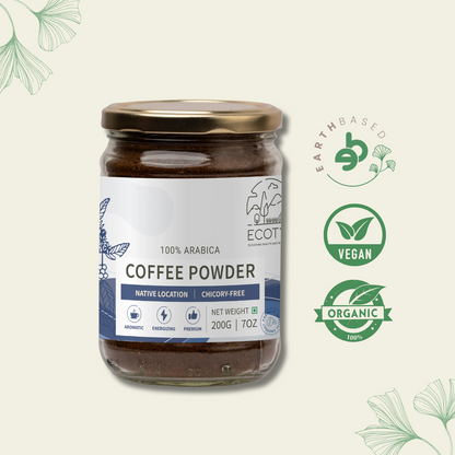 Ecotyl Coffee Powder | 100% Arabica | Strong Flavour & Rich Aroma | 200g
