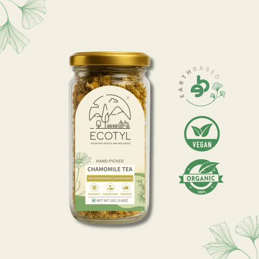 Ecotyl Chamomile Tea | Calming Herbal Tea | Supports Sleep & Relaxation | 25g