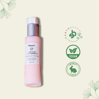 Clay Slay - FACE CLEANSER with French Pink Clay, Witch Hazel