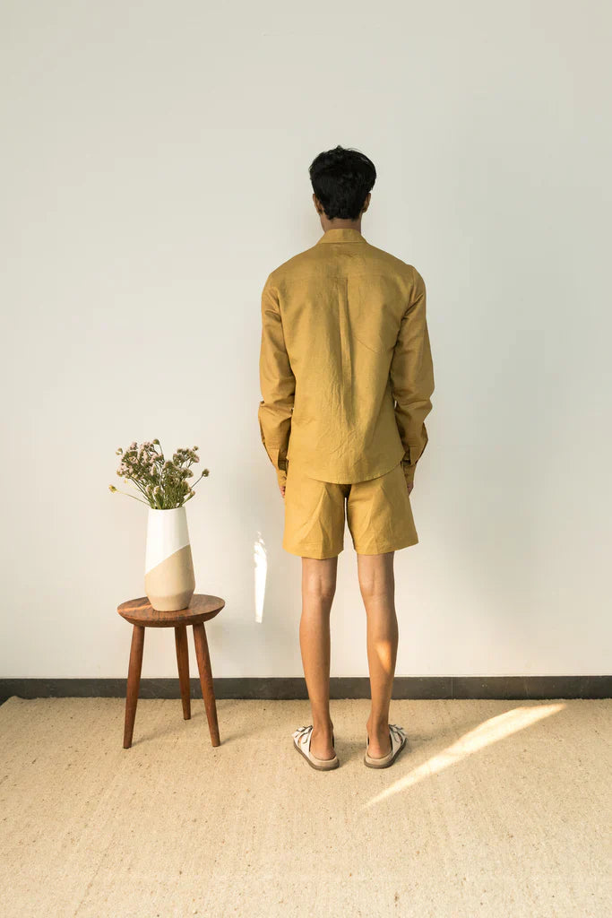 ASYMMETRIC PLACKET SHIRT | Anushe Pirani | earthbased.in | Best Sustainable Clothing | 03