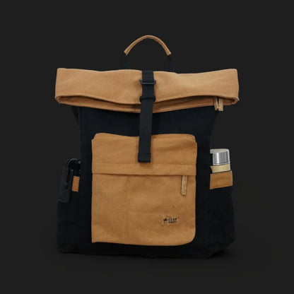 Armadillo Backpack - Black & Brown | Clan Earth  | earthbased.in | 01