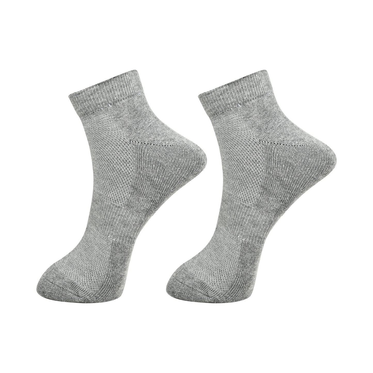 Bamboo Ankle Socks – The Perfect Blend of Comfort, Breathability & Sustainability | Gray | Pack Of 2