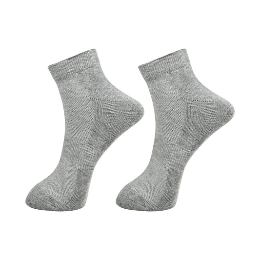 Bamboo Ankle Socks – The Perfect Blend of Comfort, Breathability & Sustainability | Gray | Pack Of 2