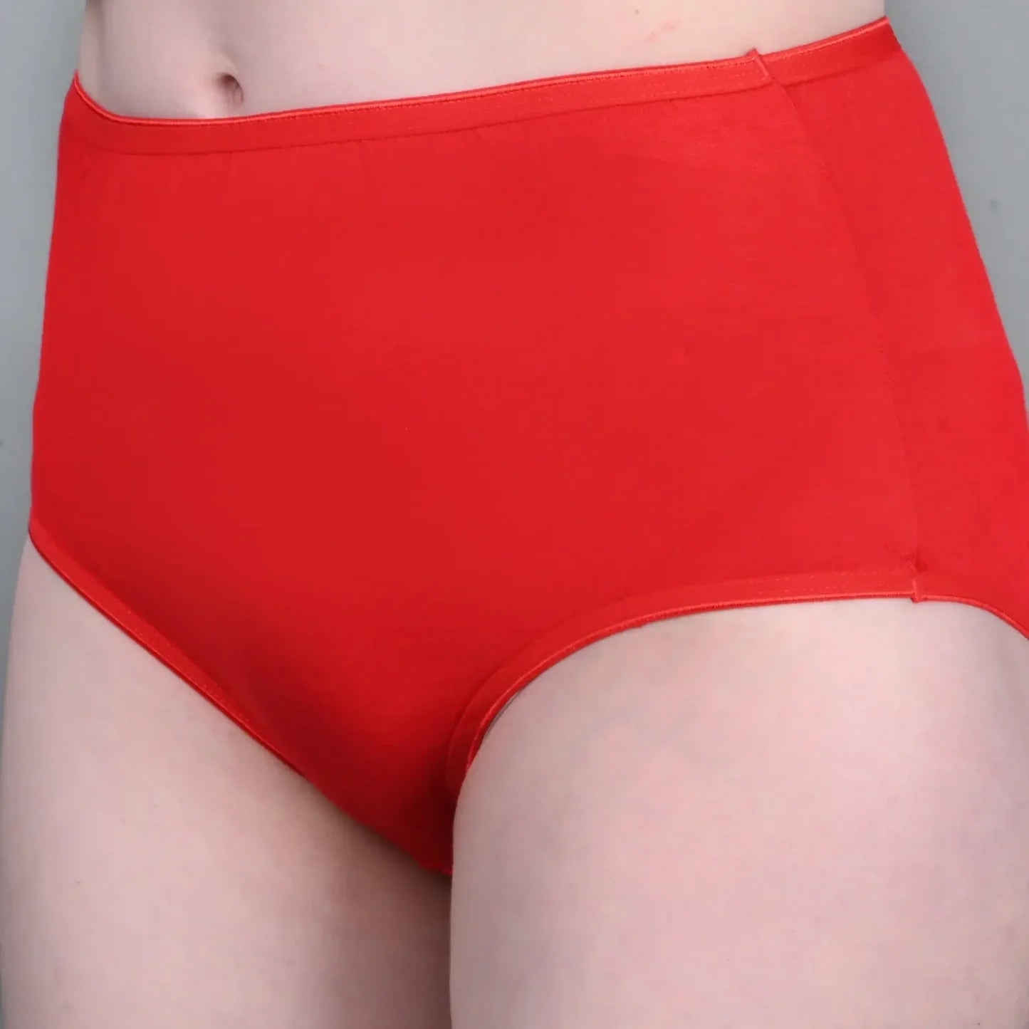 Bamboo Fabric Women's Hipster Panty | Red and Black | Pack of 2