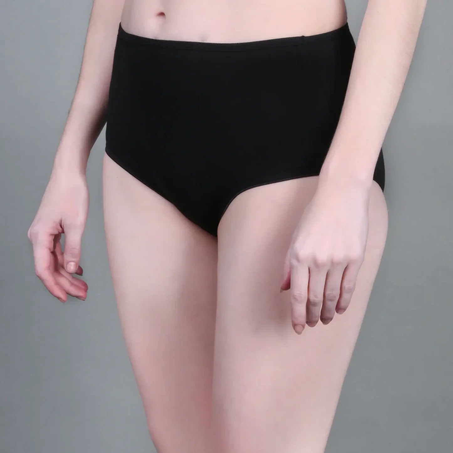 Bamboo Fabric Women's Hipster Panty | Red and Black | Pack of 2