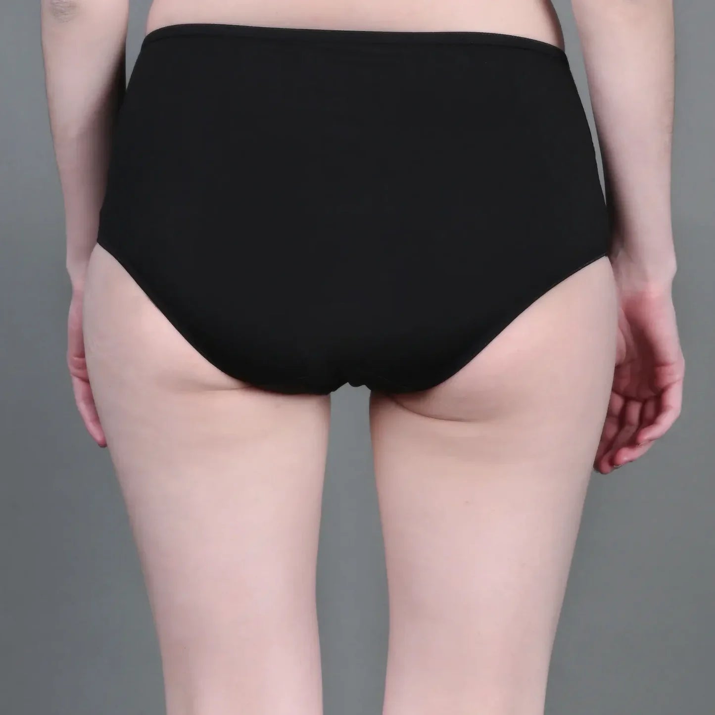 Bamboo Fabric Women's Hipster Panty | Red and Black | Pack of 2