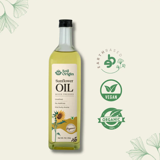 Wood-Pressed Sunflower Oil | Soil Origin