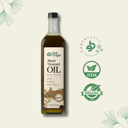Wood-Pressed Black Mustard Oil | Soil Origin