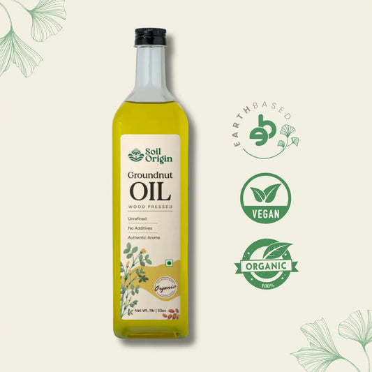 Wood-Pressed Groundnut Oil | Soil Origin