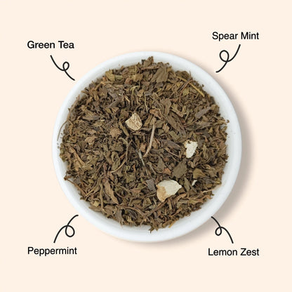 Iced Mint Blast Green Tea | The Infused Kettle