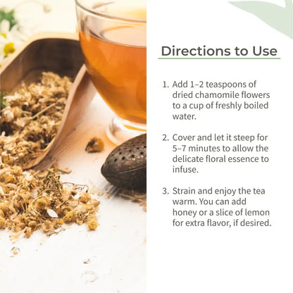 Ecotyl Chamomile Tea | Calming Herbal Tea | Supports Sleep & Relaxation | 25g