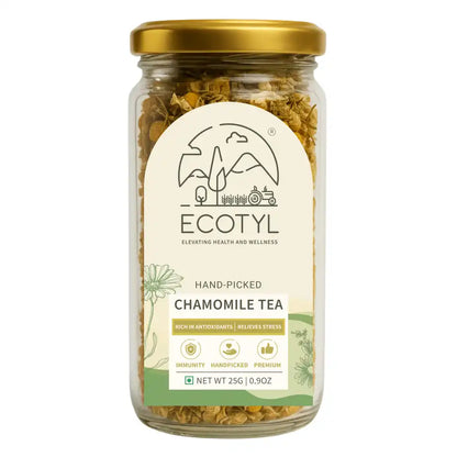 Ecotyl Chamomile Tea | Calming Herbal Tea | Supports Sleep & Relaxation | 25g