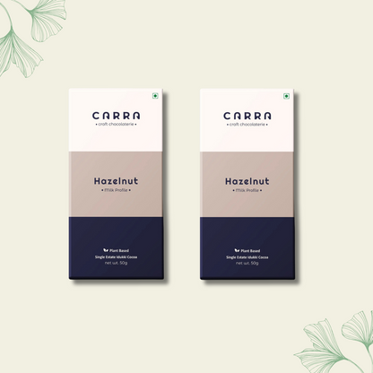 CARRA Hazelnut in Plant Based Milk Chocolate 50G
