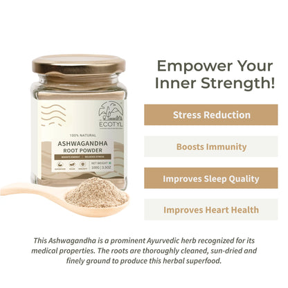 Ecotyl | Organic Ashwagandha Powder