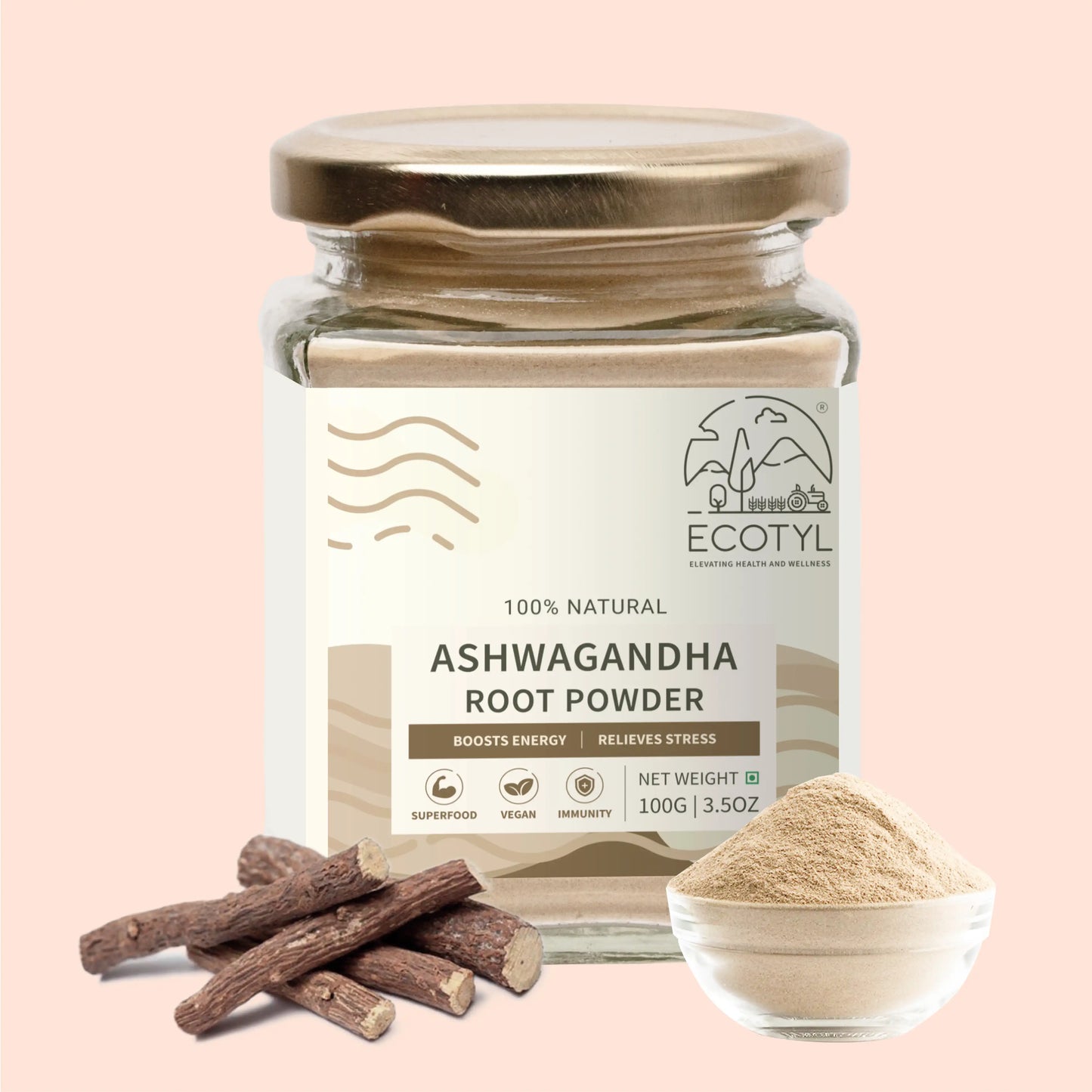 Ecotyl | Organic Ashwagandha Powder