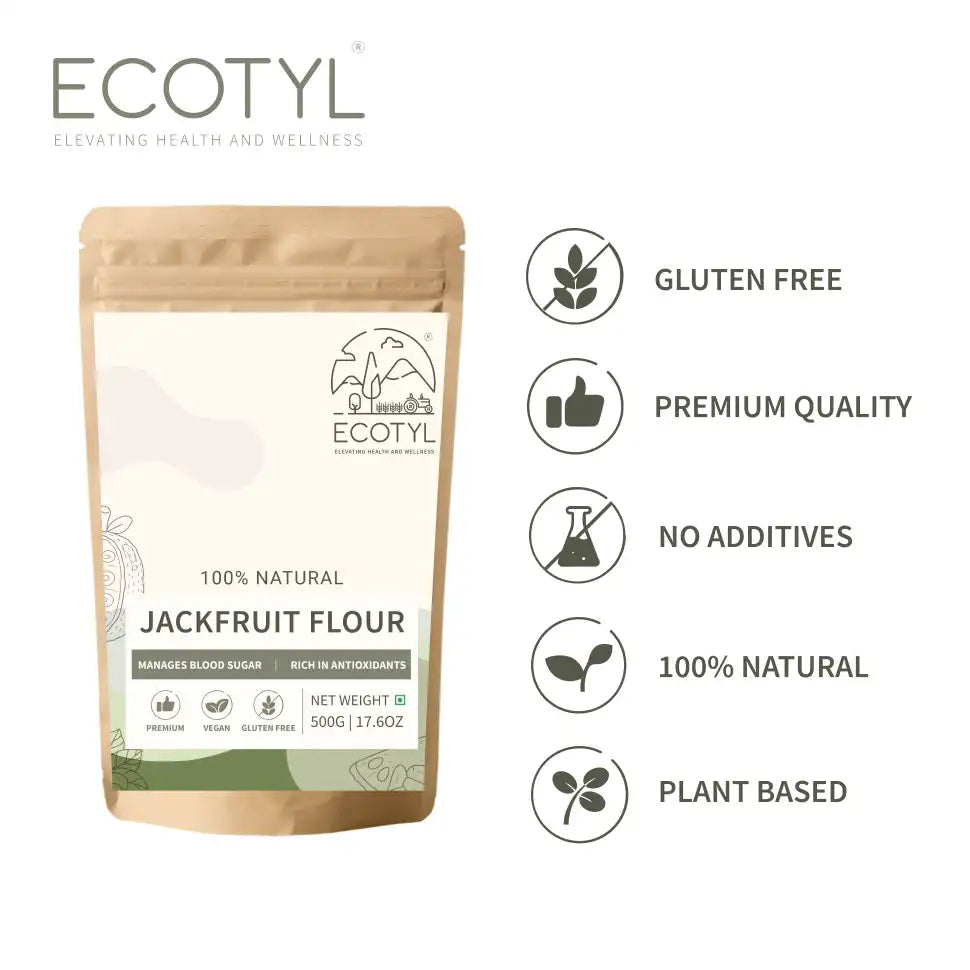 Ecotyl Jackfruit Flour | Low Glycemic Index | Gluten Free | 500g