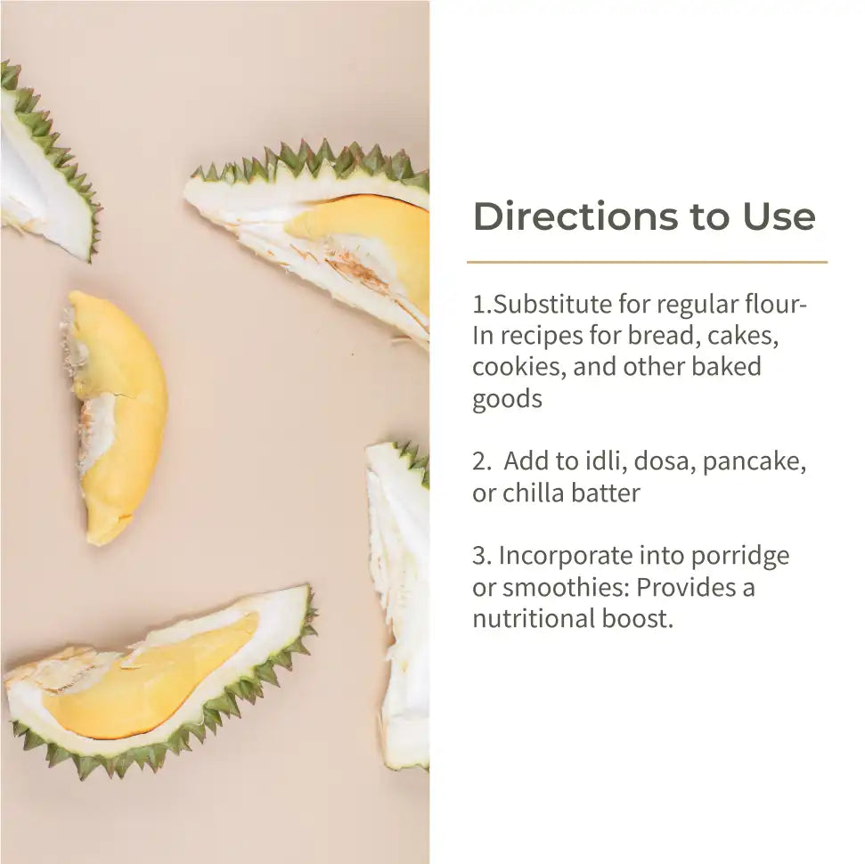 Ecotyl Jackfruit Flour | Low Glycemic Index | Gluten Free | 500g