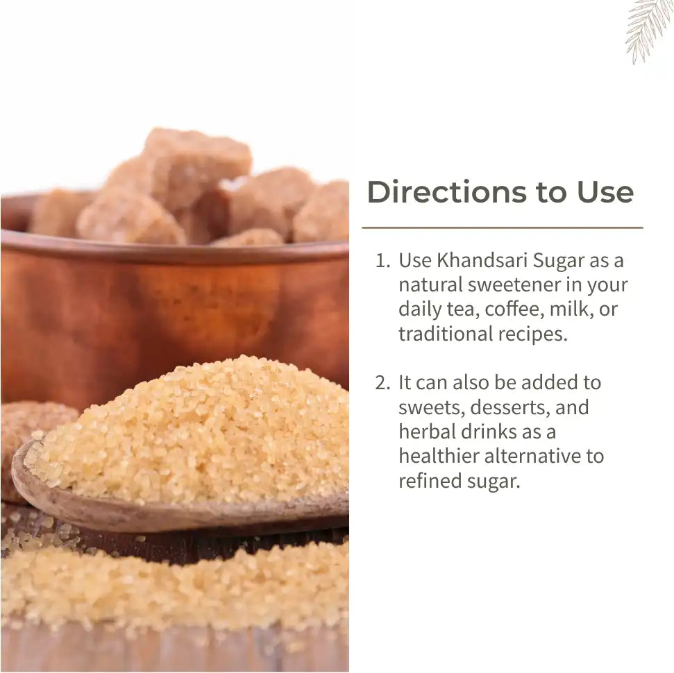 Ecotyl Khandsari Sugar | Unrefined Natural Sweetener | Rich in Minerals | 1kg