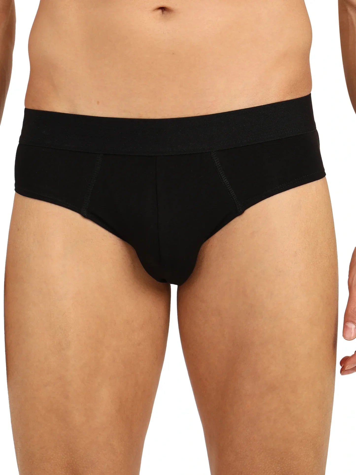 Bamboo Fabric Men's Underwear Super Comfortable,Ultrasoft, Anti Bacterial Briefs, Moisture Wicking | Black