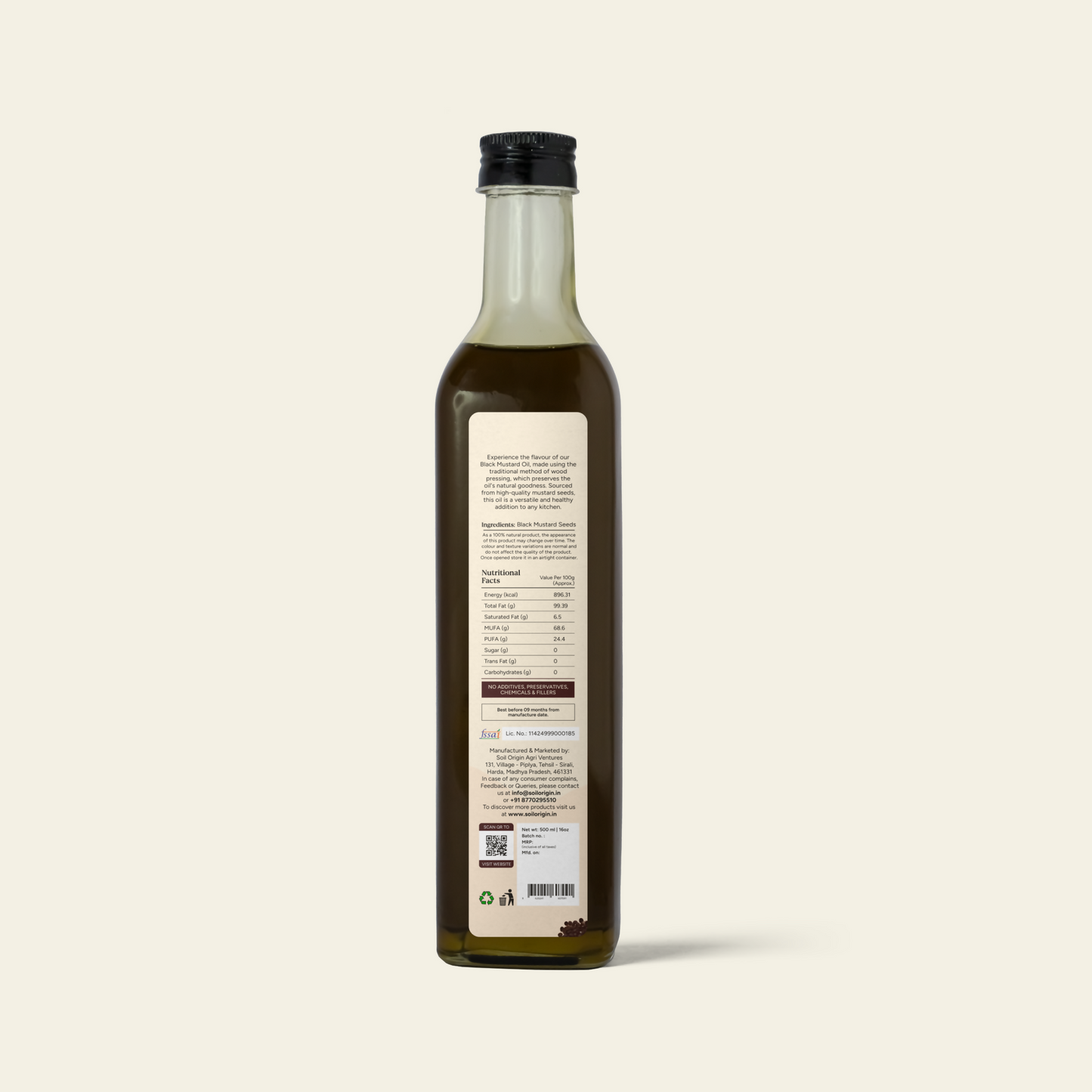 Wood-Pressed Black Mustard Oil 7