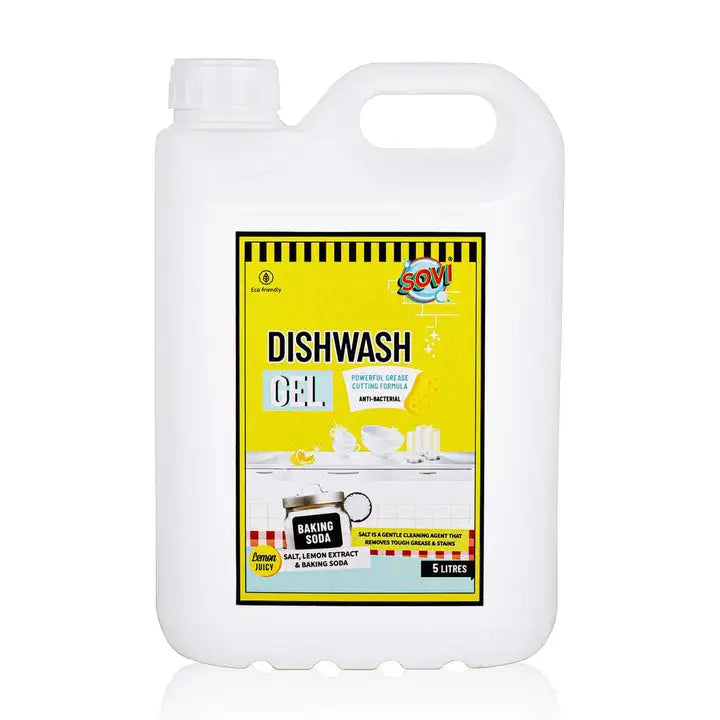 SOVI® DISHWASH LIQUID WITH BAKING SODA, SALT & LEMON EXTRACT