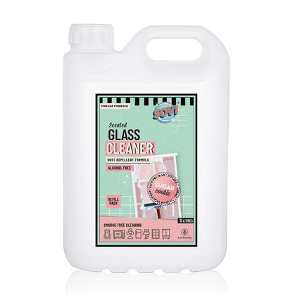 SOVI® VINEGAR POWERED SCENTED GLASS CLEANER, SUGAR COOKIE ( 5L )