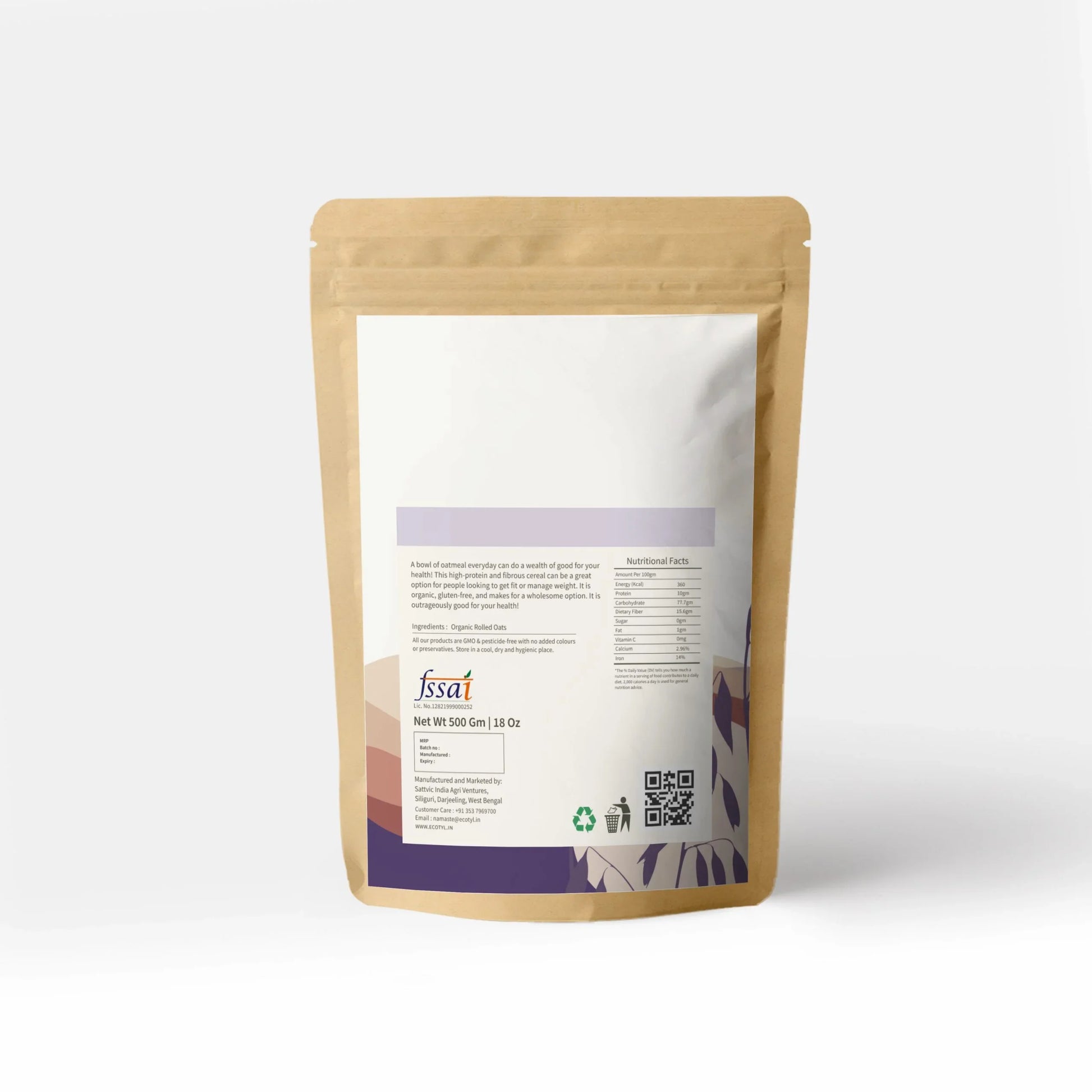 Ecotyl | Organic Rolled Oats