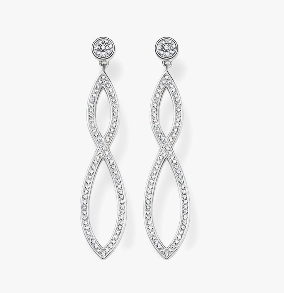 Aria Pavé Huggie Hoops